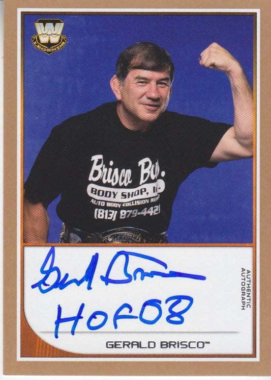 2016 WWE Topps Road to Wrestlemania Gerry Brisco Autograph 2017 approx value:$15