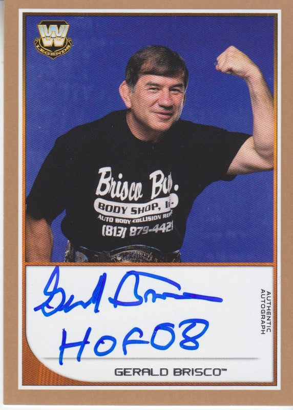 2016 WWE Topps Road to Wrestlemania Gerry Brisco Autograph 2017 approx value:$15 PW Catalog
