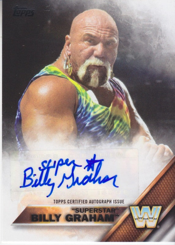 2016 Topps WWE Undisputed Billy Graham Autograph 2017 Approx value:$20