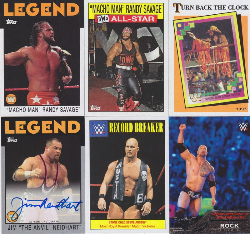 2016 Topps Heritage mini-master set (110) w/4 insert set &amp; Jim Neidhart autograph PW Catalog