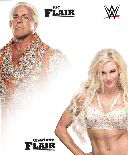 2017 Charlotte & Ric Flair WWE Promo Photo