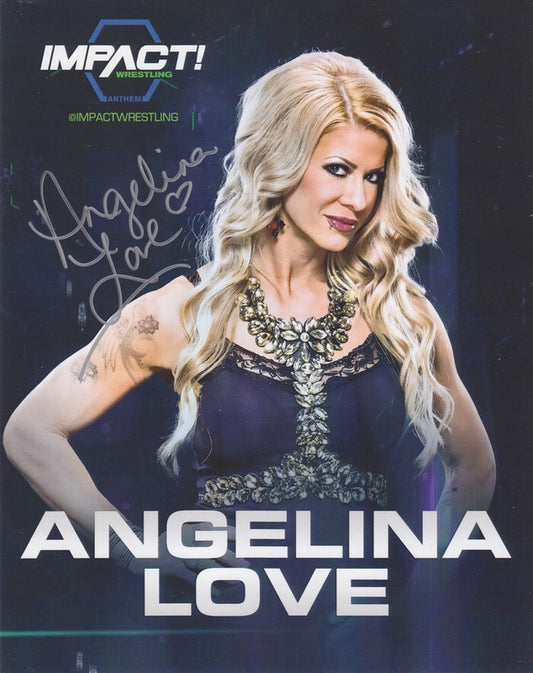 2017 TNA/GFW Angelina Love (signed) 