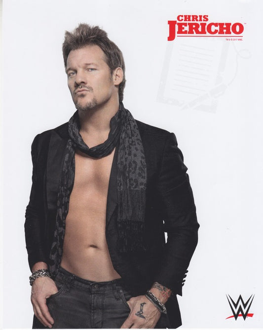 2017 Chris Jericho WWE Promo Photo