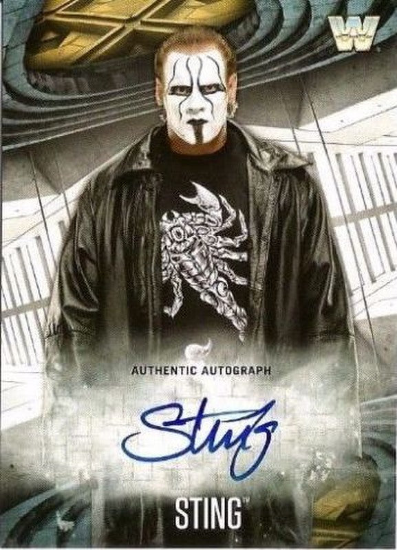 2017 WWE Topps Road to Wrestlemania Sting Autograph 2017 approx value:$25