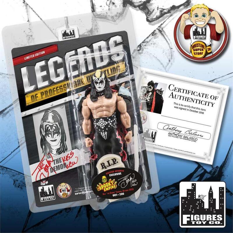 FTC Legends of Professional Wrestling [Modern] The Demon [Spooky Empire Edition] Action & Toy Figures PWcatalog