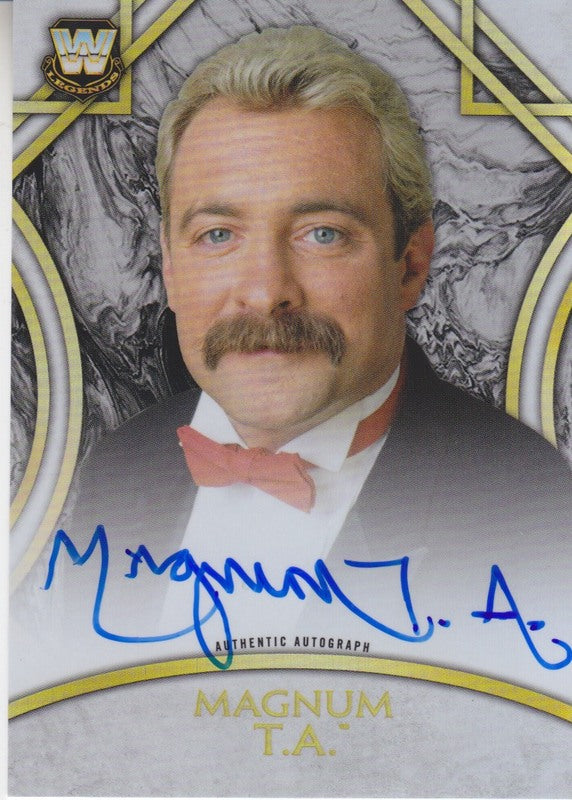 2018 Topps Legends of WWE Magnum TA autograph PW Catalog