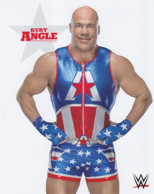 2018 Kurt Angle WWE Promo Photo