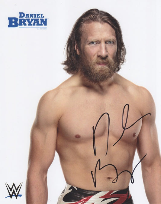 2019 The "New" Daniel Bryan (signed) WWE Promo Photo