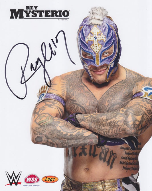 2019 Rey Mysterio (signed) WWE Promo Photo