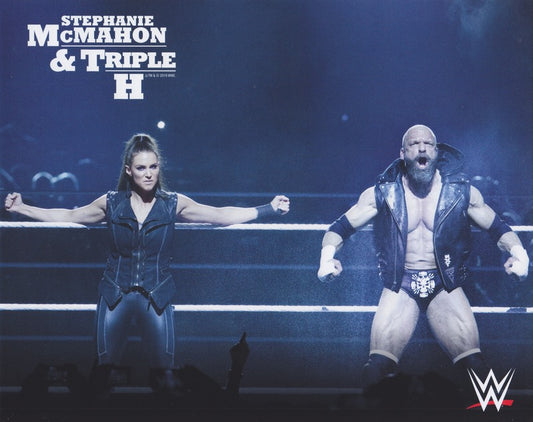 2019 Stephanie McMahon & Triple H WWE Promo Photo