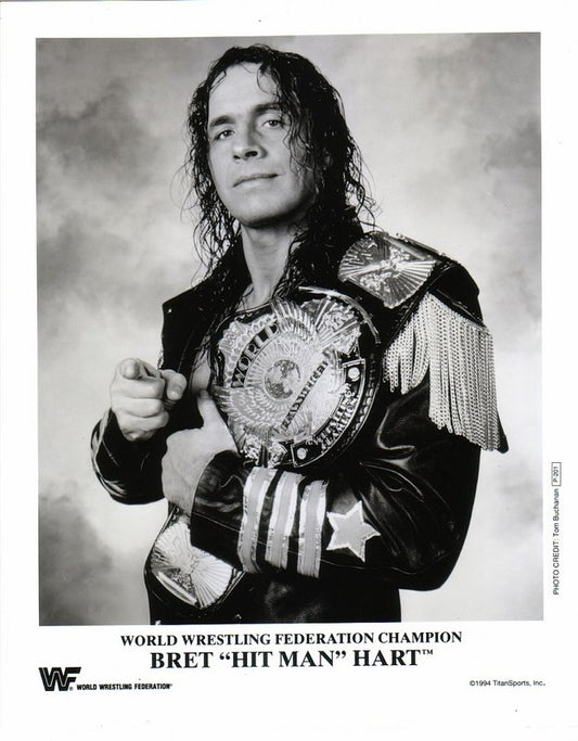 1994 WWF CHAMPION Bret "Hitman" Hart P201b b/w 