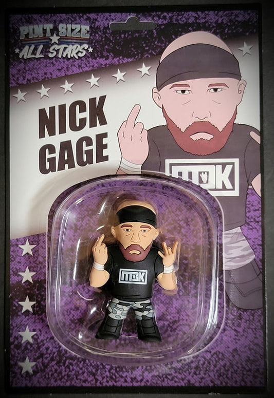 Pro Wrestling Loot Pint Size All Stars Nick Gage [With Black MDK Shirt, May]