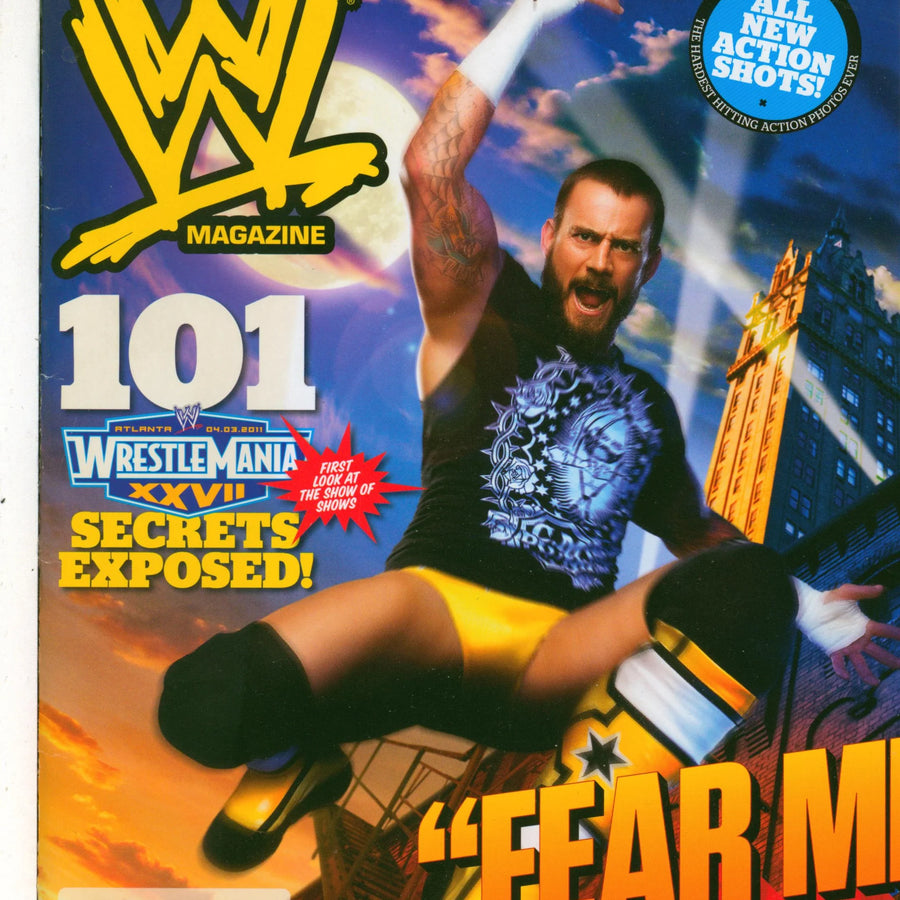WWE Magazine March 2011 Wrestlemanie free `mania beane Magazine PWcatalog