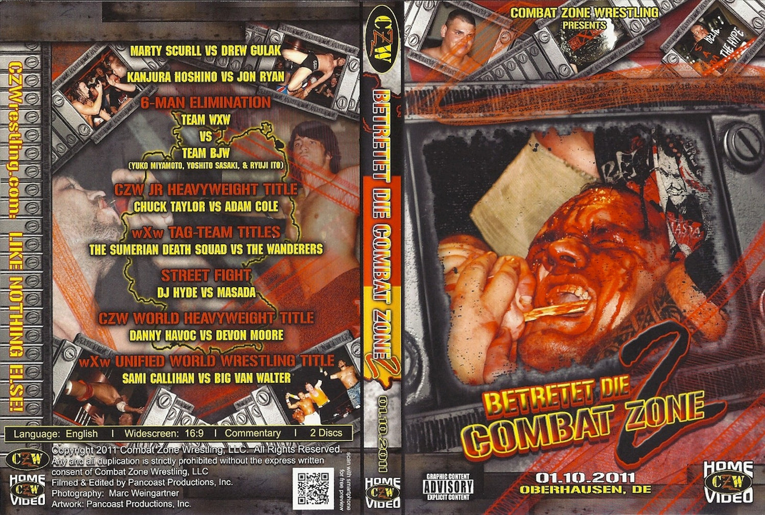 betretet die combat zone 2011 DVDs & Videos Pwcatalog