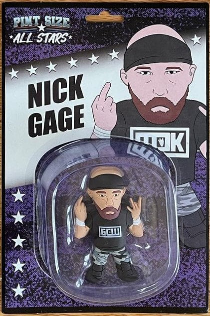 Pro Wrestling Loot Pint Size All Stars Nick Gage [With Black GCW Shirt, May]