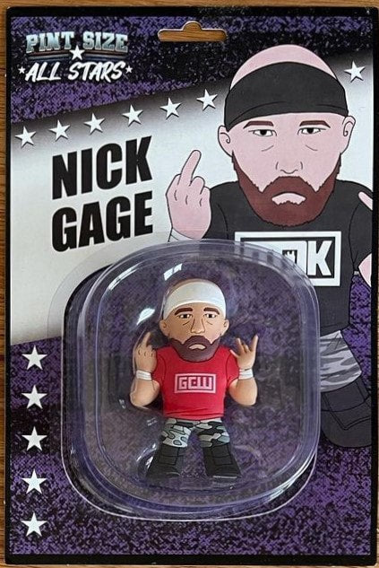 Pro Wrestling Loot Pint Size All Stars Nick Gage [With Red GCW Shirt, May]