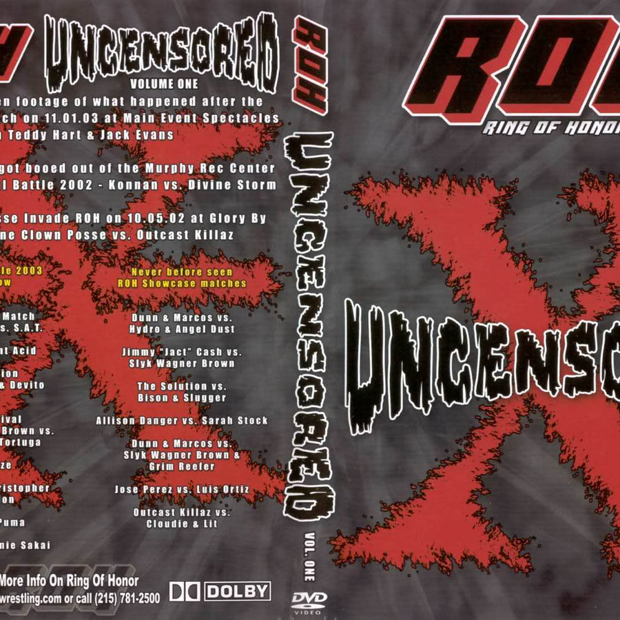 uncensored volume one DVDs & Videos Pwcatalog
