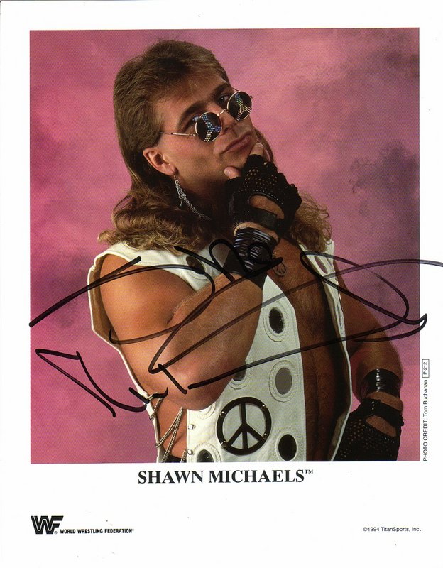 1994 Shawn Michaels (signed) P212b color PW Catalog