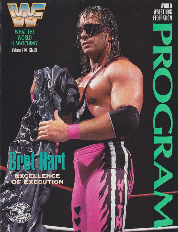 WWF Wrestling Program Volume 214 Magazine PWcatalog