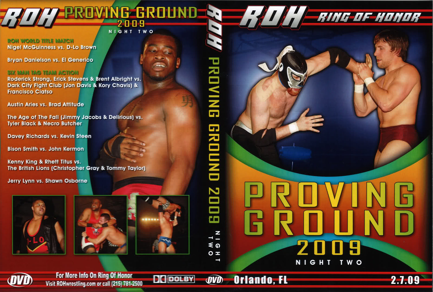 proving ground 2009 night two DVDs & Videos Pwcatalog