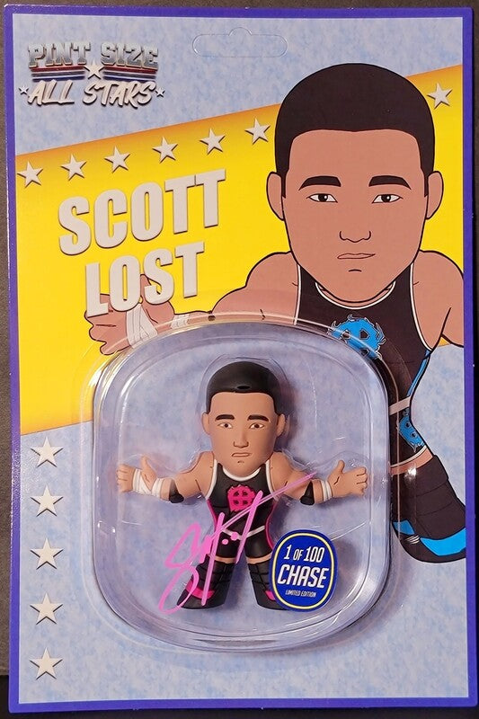 Pro Wrestling Loot Pint Size All Stars Scott Lost [June, Pink Chase] Action & Toy Figures PWcatalog