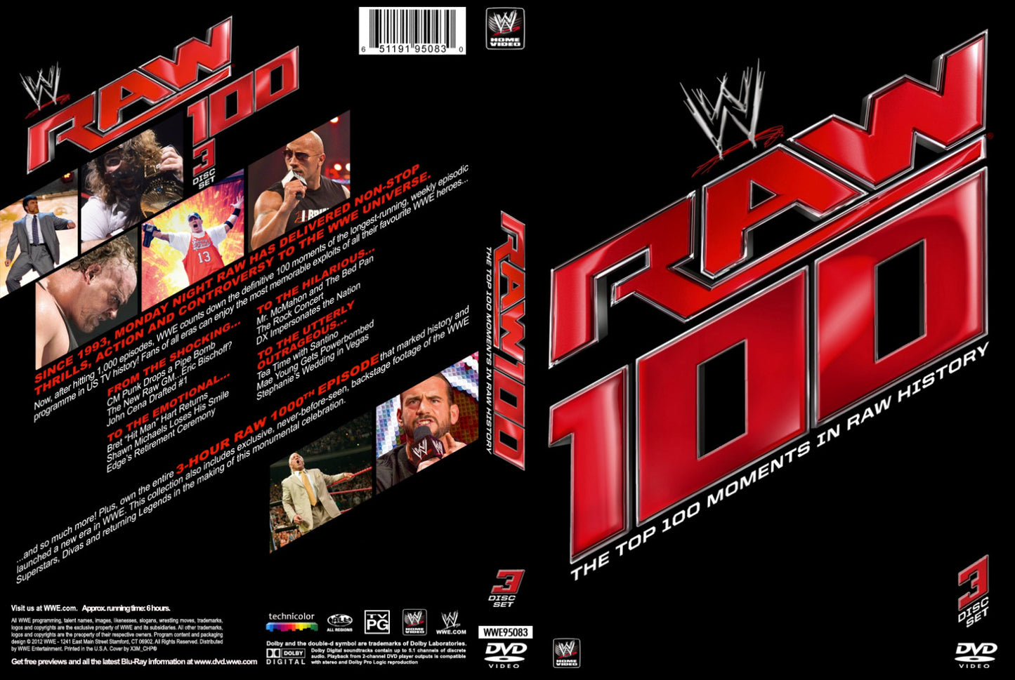 the 100 greatest moments in raw history DVDs & Videos Pwcatalog