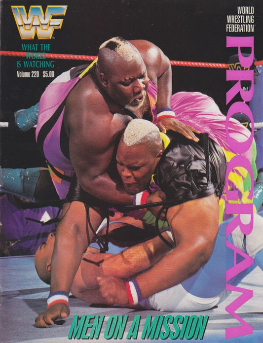 WWF Wrestling Program Vol. 220