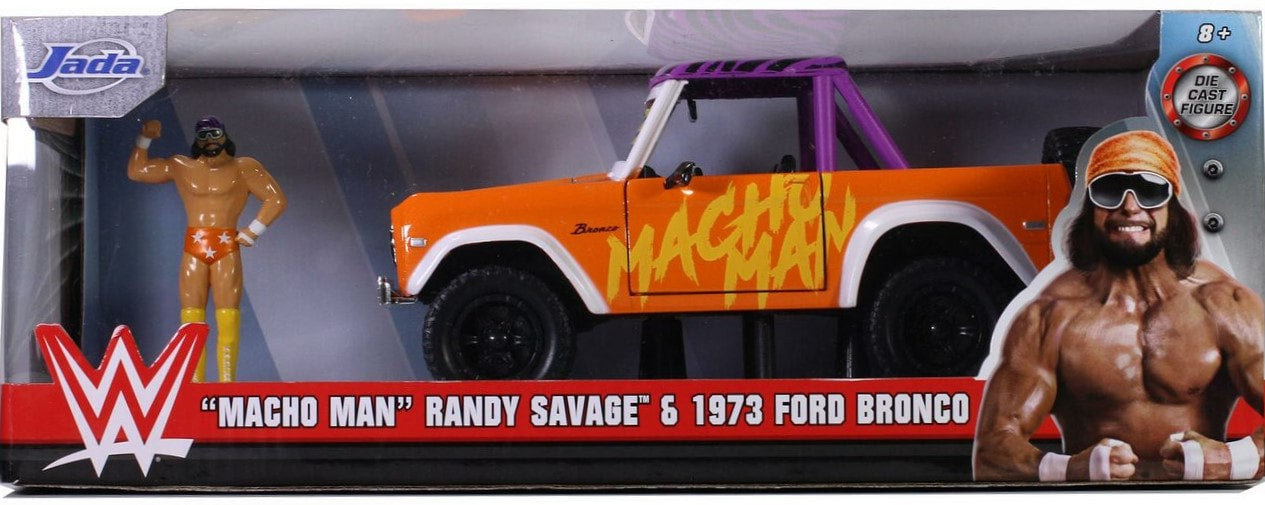 WWE Jada Toys Nano Metalfigs Multipack: "Macho Man" Randy Savage & 1973 Ford Bronco