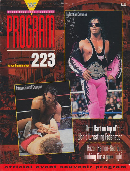 WWF Wrestling Program Vol. 223