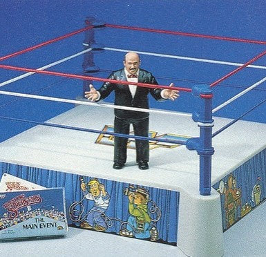 WWF LJN Wrestling Superstars Unreleased/Prototype Mean Gene Okerlund [Unreleased] Action & Toy Figures PWcatalog