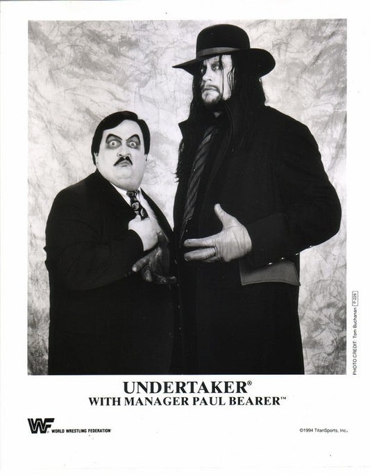 1994 Undertaker w/Paul Bearer P229b b/w 