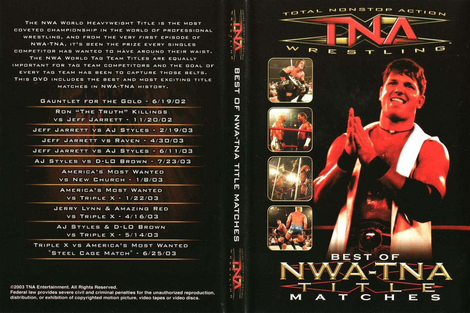best of nwa-tna title matches DVDs & Videos Pwcatalog