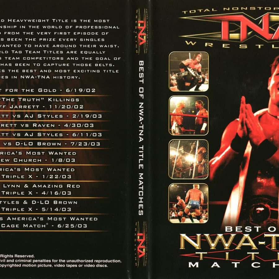 best of nwa-tna title matches DVDs & Videos Pwcatalog