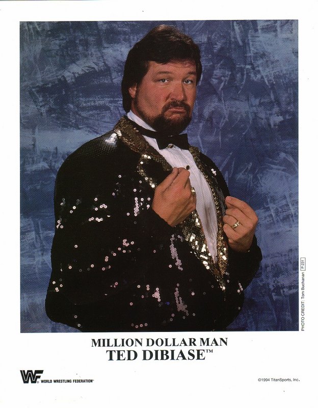 1994 Million Dollar Man Ted Dibiase P231a color PW Catalog