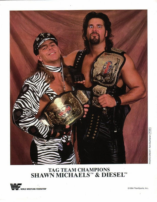 1994 WWF TAG TEAM CHAMPIONS Shawn Michaels , Diesel P233 color 