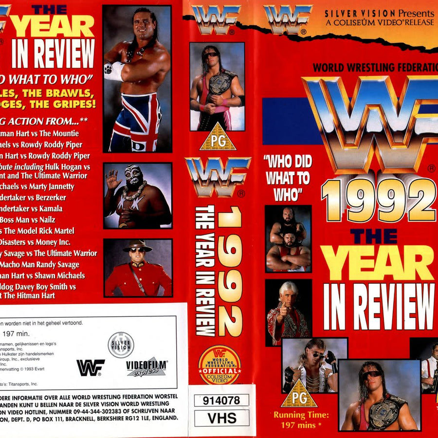 wwf 1992 the year in review PW Catalog
