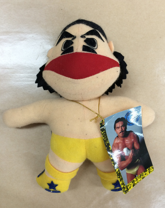 NJPW Roller Tron Plush Arcade Prizes Hiroshi Hase