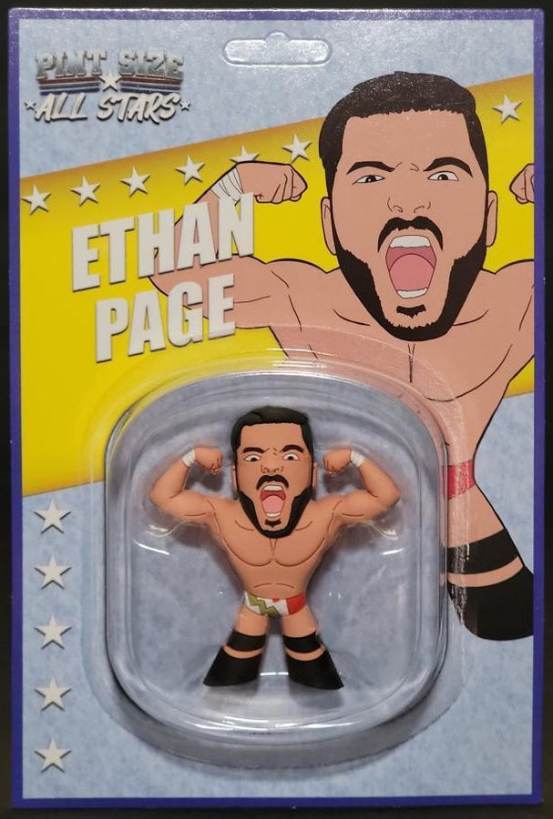 Pro Wrestling Loot Pint Size All Stars Ethan Page [With Green, White & Red Trunks, August] Action & Toy Figures PWcatalog
