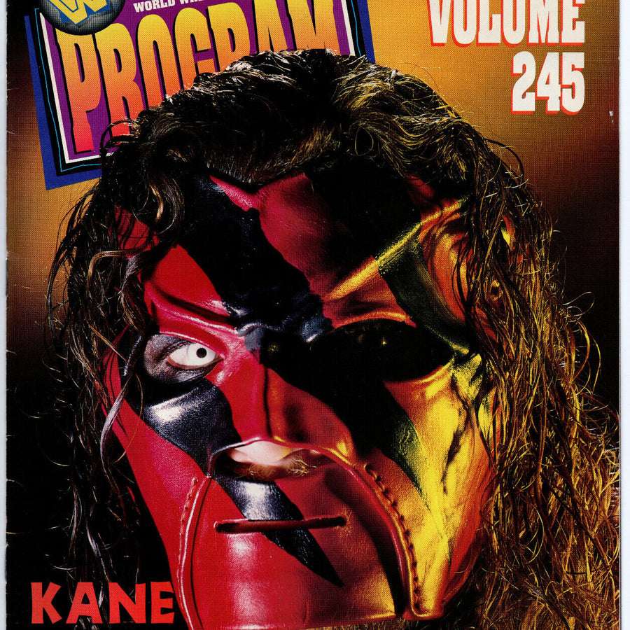 WWF Wrestling Program Volume 245 Magazine PWcatalog