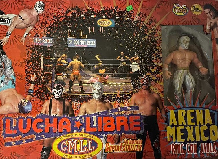 CMLL Hag Distribuidoras Super Estrellas Wrestling Rings & Playsets: Arena Mexico [With Mistico]