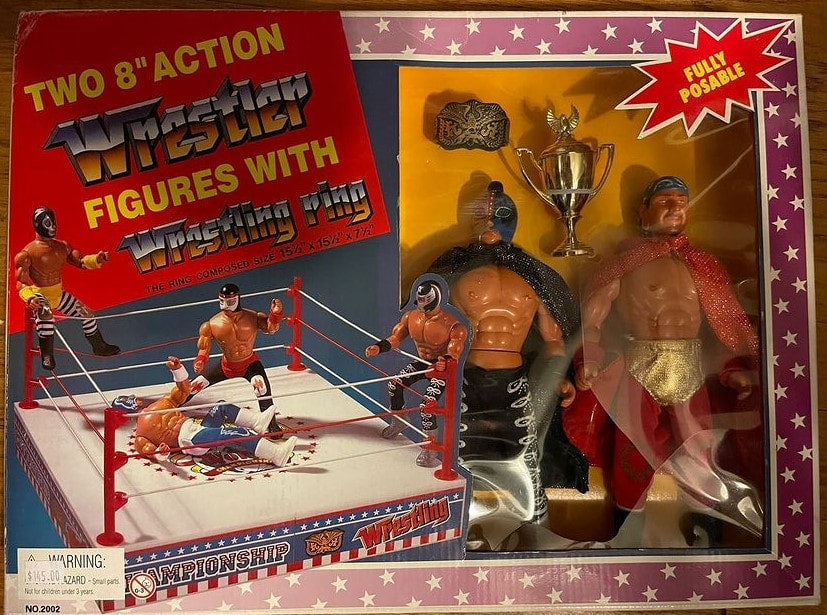 The Magnificent Wrestler Wrestling Rings & Playsets: Misterioso vs. Konnan Action & Toy Figures PWcatalog
