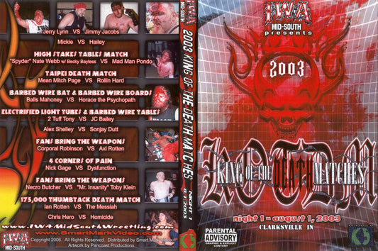 king of deathmatches 2003 night 1