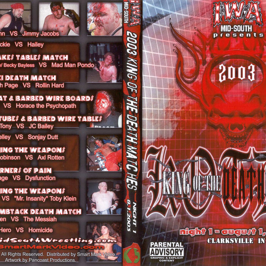 king of deathmatches 2003 night 1 DVDs & Videos Pwcatalog