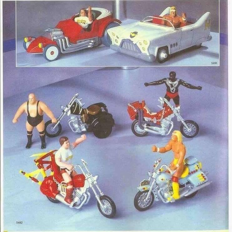 WWF LJN Wrestling Superstars Bendies Unreleased/Prototype Bendies Vehicles [Unreleased] Action & Toy Figures PWcatalog