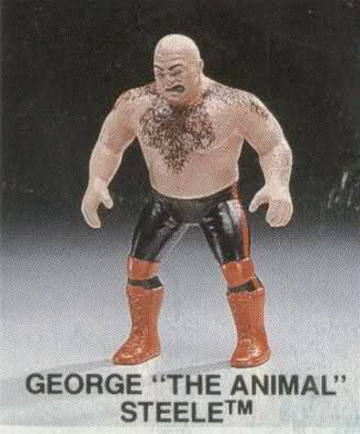 WWF LJN Wrestling Superstars Unreleased/Prototype George "The Animal" Steele [Unreleased] Action & Toy Figures PWcatalog