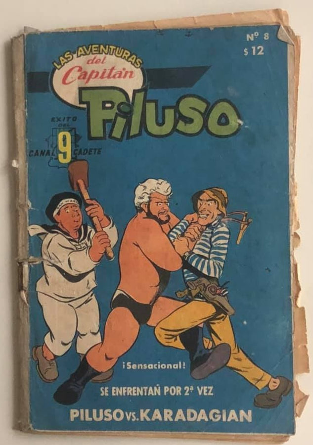 Las Aventuras del capitan Piluso Vs Karadagian Titanes en el Ring Pwcatalog