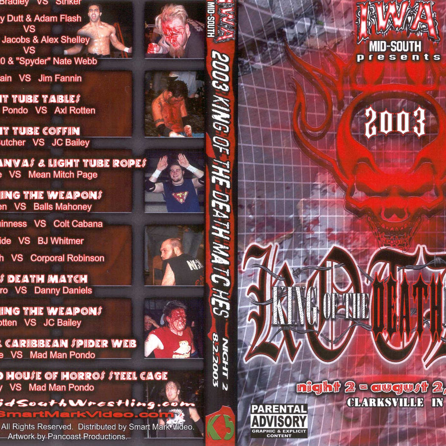 king of deathmatches 2003 night 2 DVDs & Videos Pwcatalog