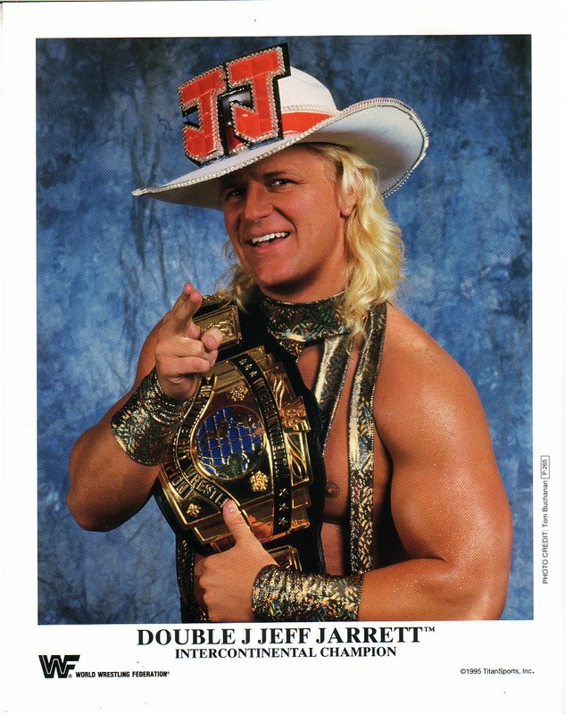 1995 WWF IC CHAMPION Double J Jeff Jarrett P265a color PW Catalog