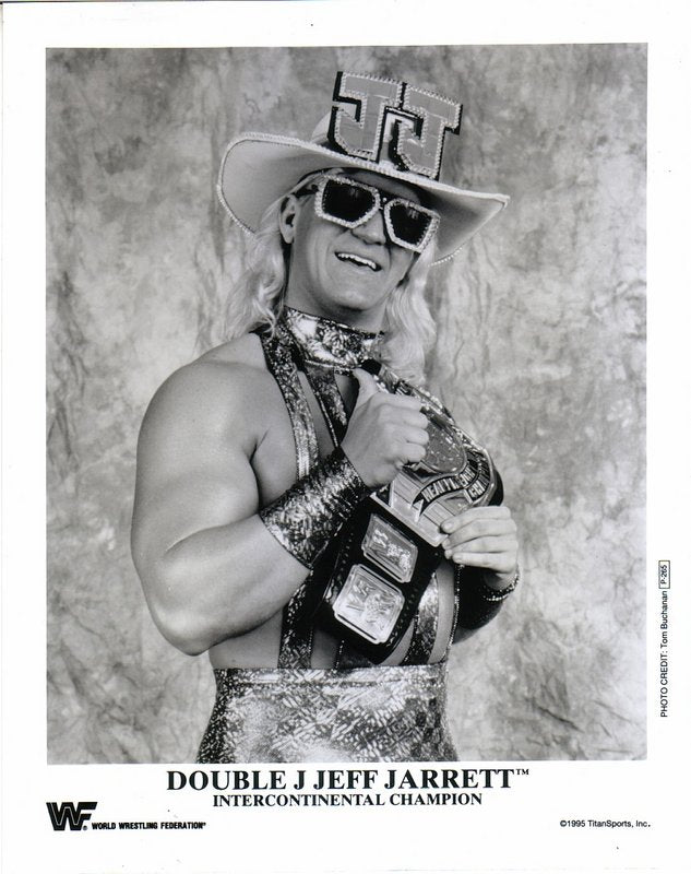 1995 WWF IC CHAMPION Double J Jeff Jarrett P265b (RARE) b/w 