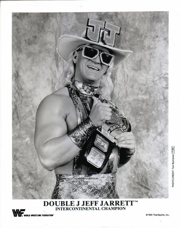 1995 WWF IC CHAMPION Double J Jeff Jarrett P265b (RARE) b/w PW Catalog